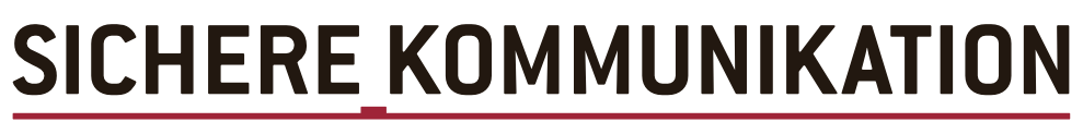 Logo: Sichere Kommunikation